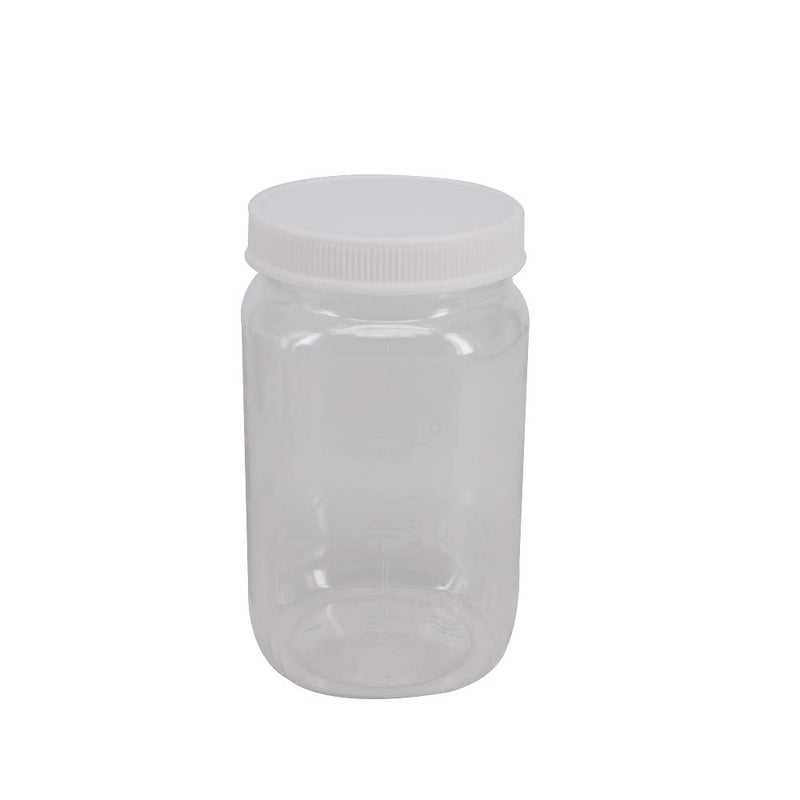 zmybcpack 12 Pack 16 Oz Clear Plastic Mason Jars with Seal Lids, Extra Labels, 1 Pen, PET Plastic Jars with lids for Kitchen, Home, Craft - Image 3